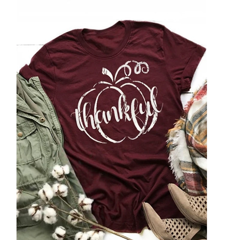 

New T-shirt Top Pumpkin Spice Letter Printed Halloween Women Unisex Graphic Female Fashion Tee Tshirt Tops Tees Shirt