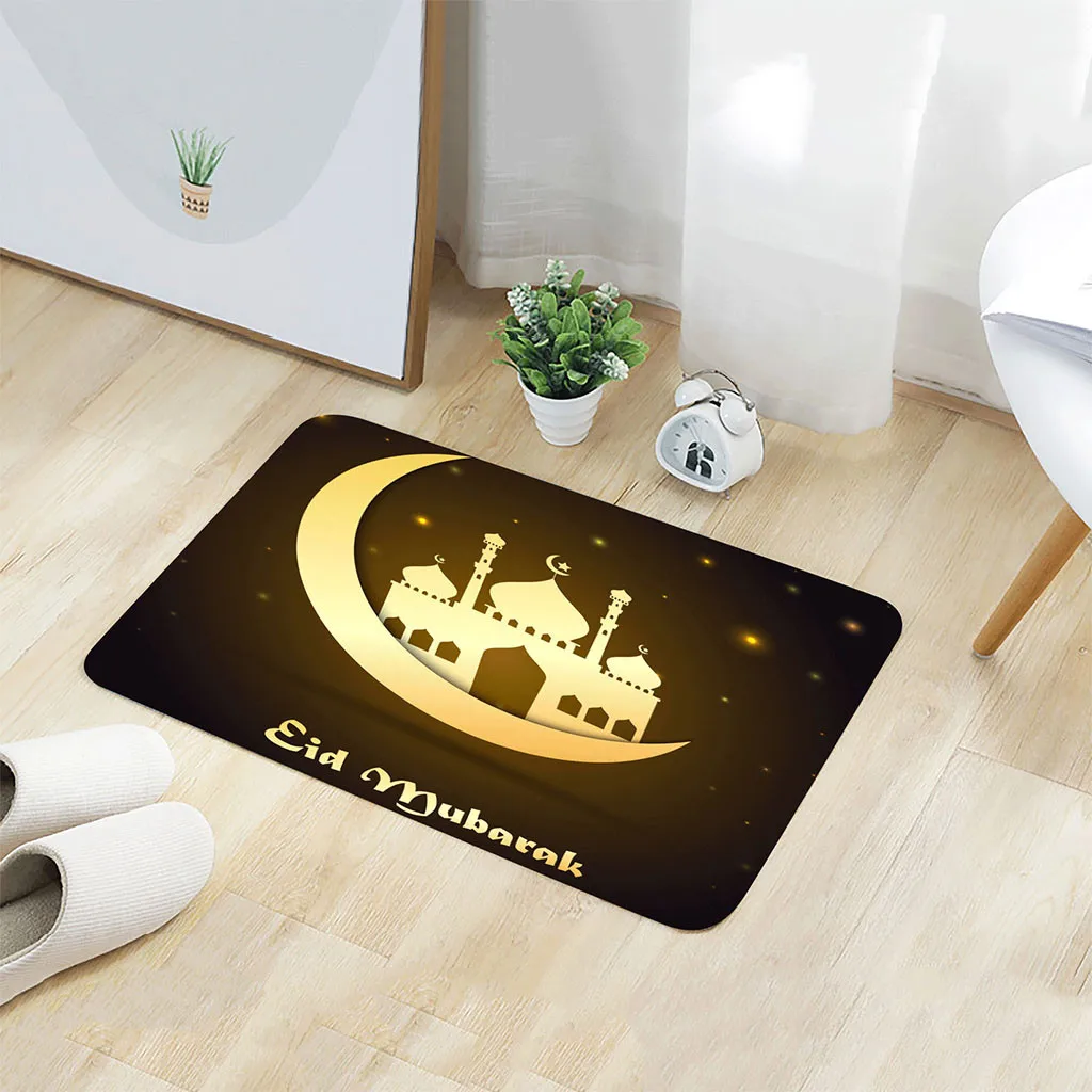 Ramadan Festival удобный квадратный фланелевый кухонный нескользящий коврик 40x60 см
