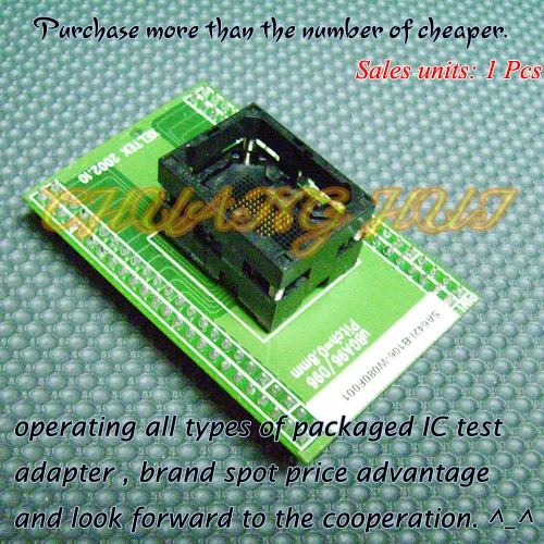 

SA642I Programmer Adapter UBGA96 BGA96 Pitch=0.8mm Adapter/IC SOCKET/IC Test Socket