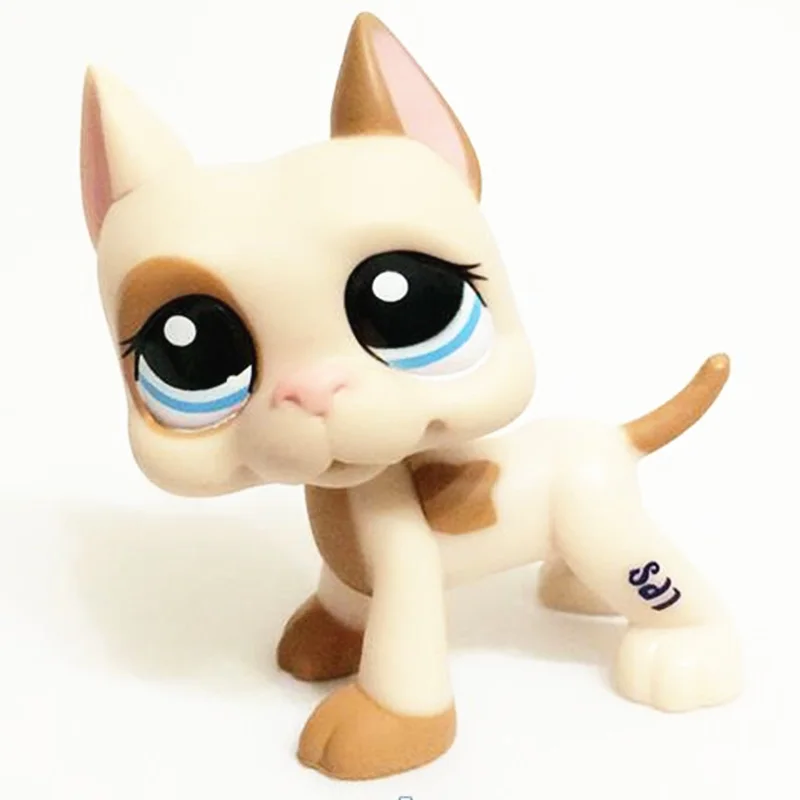 Lps игрушки для питомцев Great Dane черный розовый белый кокер спаниель бесплатная