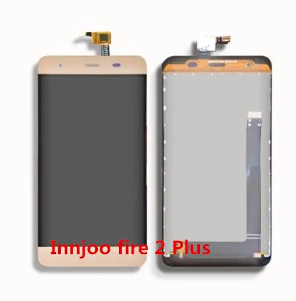 fire 2 Plus Gold Fire2 ЖК-дисплей для innjoo Fire 2 Plus ЖК-дисплей дигитайзер сенсорный экран сенсор монтажный модуль стекло белого цвета - Цвет: fire 2 Plus Gold
