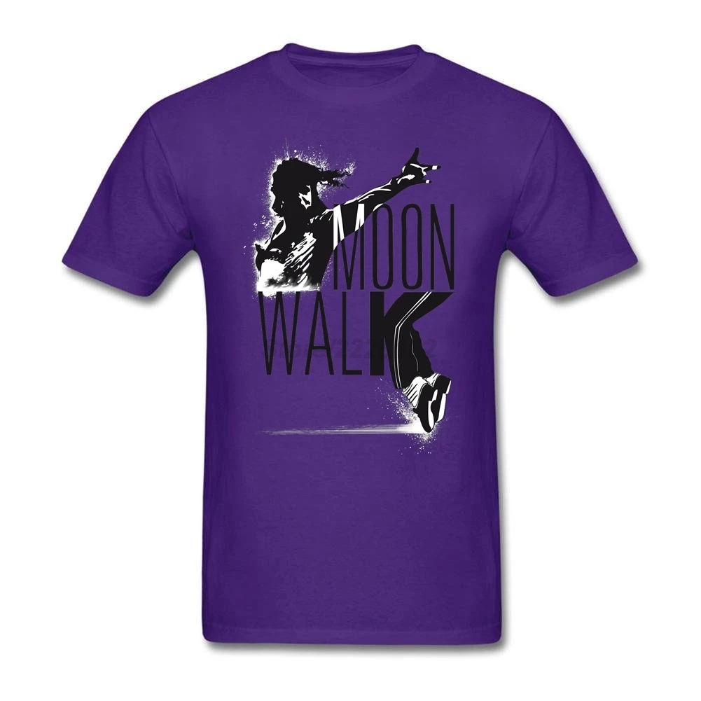 Бренд Michael Jackson dance Мужская футболка темно-синего цвета из хлопка Camisetas