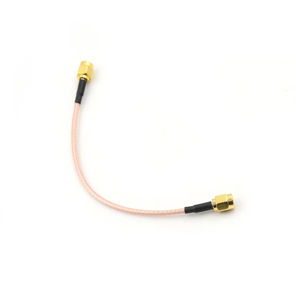 

Metal SMA Male to SMA Male Connector Pigtail Cable 20CM Length