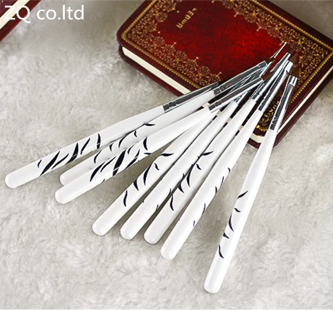 Щетка для ногтей 8 шт. сделай сам УФ-Гель-лак рисования магнитная ручка в горошек