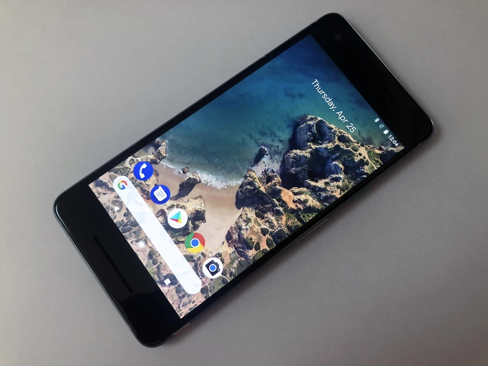 Смартфон Google Pixel 2 5,0 '', европейская версия 128 ГБ, Восьмиядерный процессор Snapdragon 835, 4 Гб ОЗУ, 64 ГБ, 4G LTE, мобильный телефон, отпечаток пальца