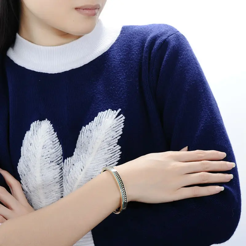 Rainmarch богемный эмаль браслет для женщин разноцветной эмалью медный вечерние