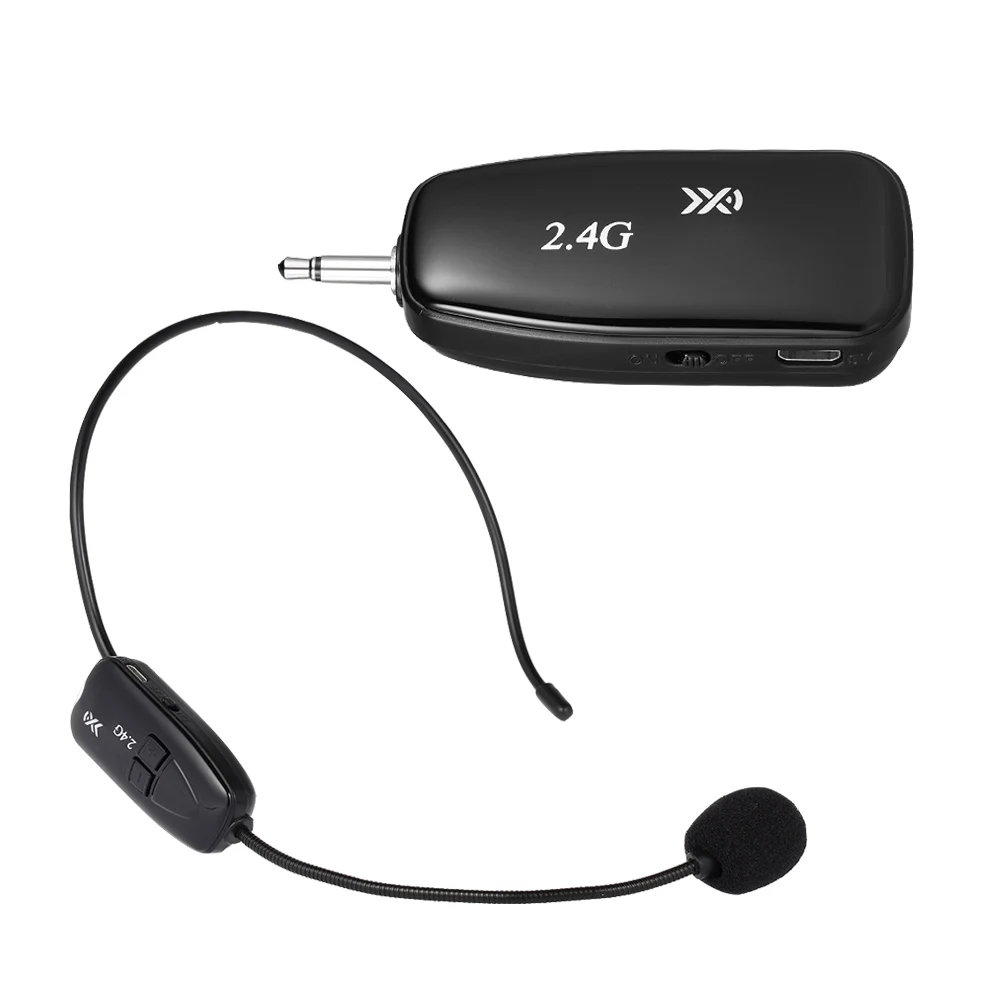 Портативный беспроводной микрофон с шумоподавлением 2 4G для записи Youtube
