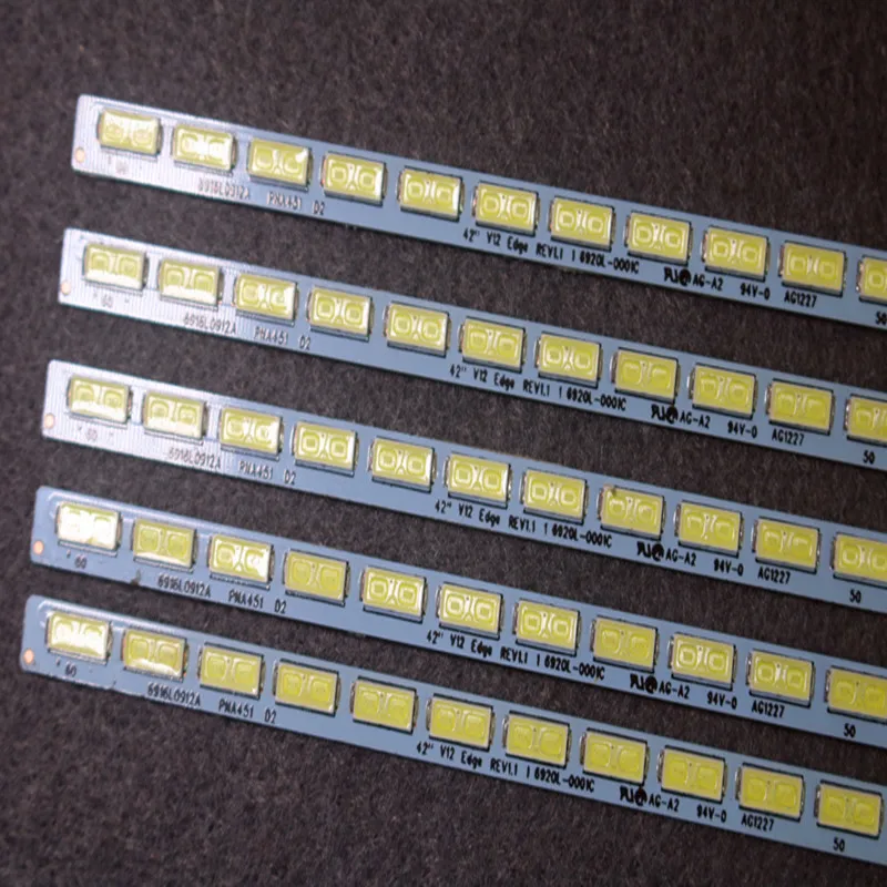 10PCS Original brand New LED Backlight Lamp strip 60leds 531mm For LG 42 inch TV LE42A70W 6922L 0016A 6916L 0912A 6920L 0001C