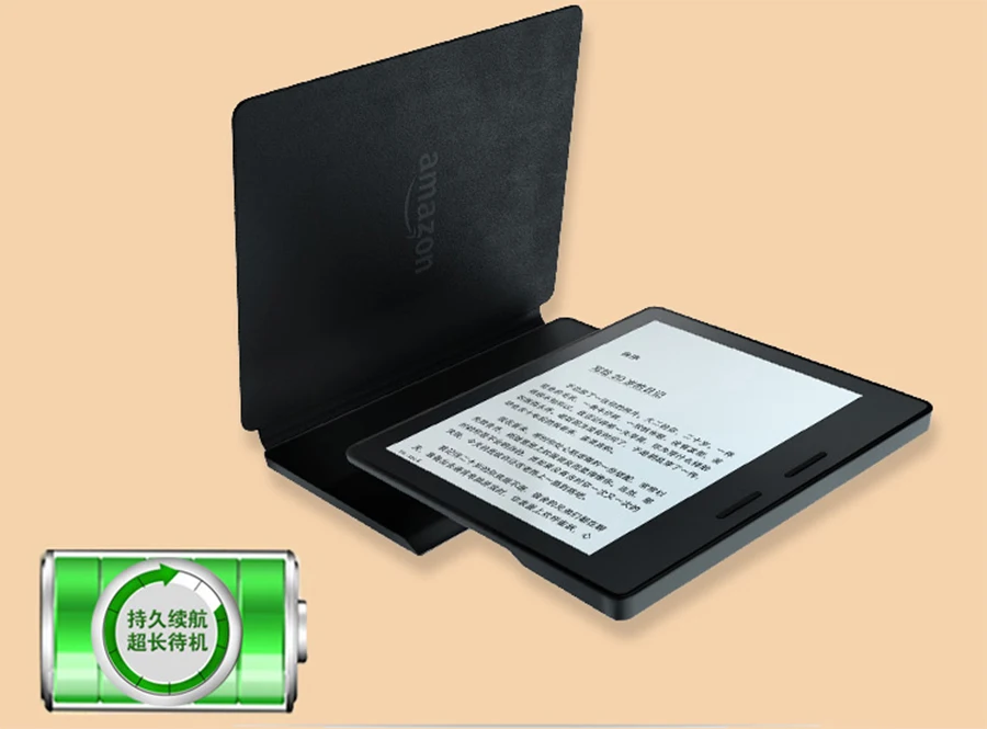 Оригинальный перезаряжаемый чехол из натуральной кожи для Amazon Kindle Oasis 1 6 дюймовый