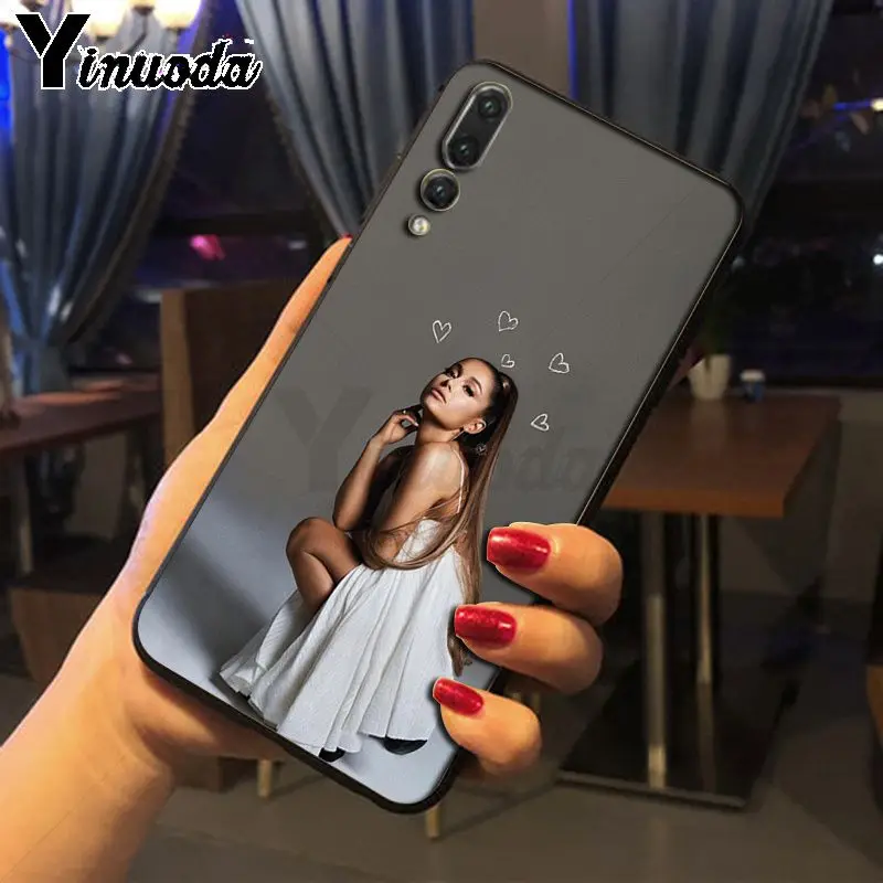 Ультратонкий силиконовый чехол Yinuoda Ariana grande из мягкого ТПУ для Huawei P20Lite P10 Plus Mate10Lite