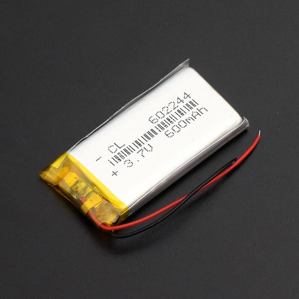 1/2/4 шт 3 7 v 600mAh перезаряжаемый литий полимерный аккумулятор 602244 Li po ионные