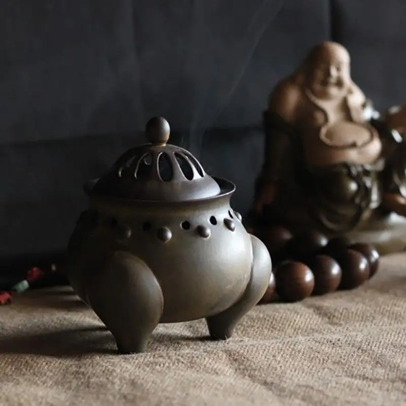 

Chinese Smoke Waterfall Incense Holder Buddhist Temple Wierook Waterval Durable Ceramic Burner Fragrance Zen Decor Reflux Censer