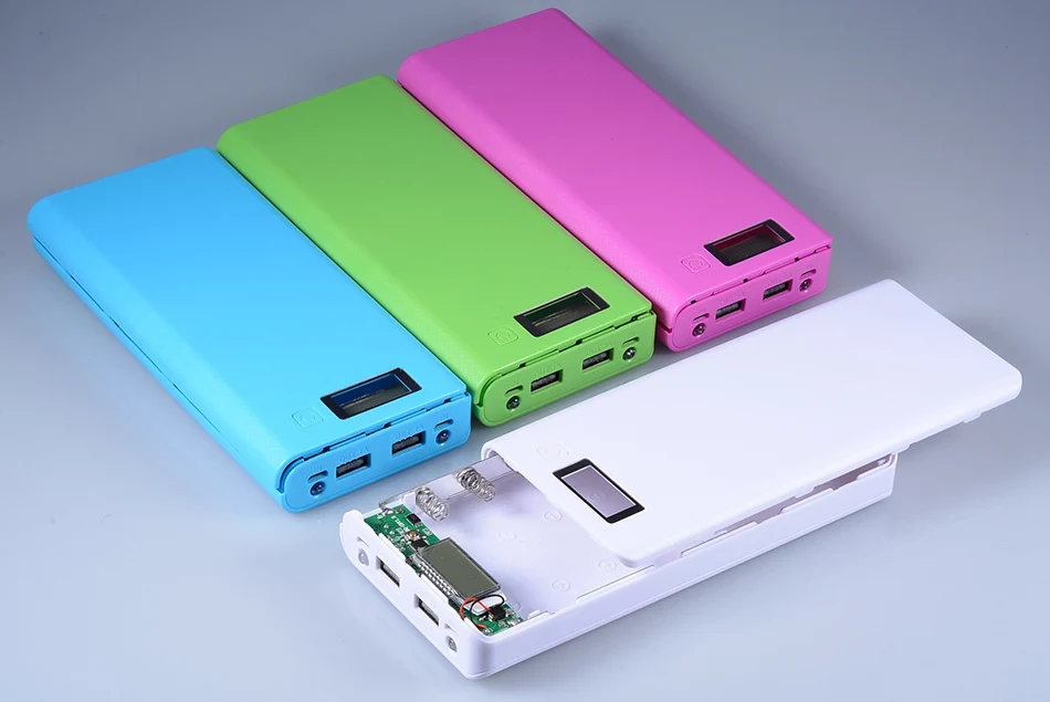 Без аккумулятора) power Bank 18650 Box 8x18650 power bank DIY чехол двойной USB мобильный телефон зарядное устройство для Xiaomi huawei Pover power Bank