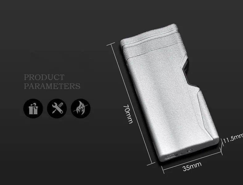 Новинка 2018 лазерная сенсорная USB Зажигалка инфракрасная двойная дуговая