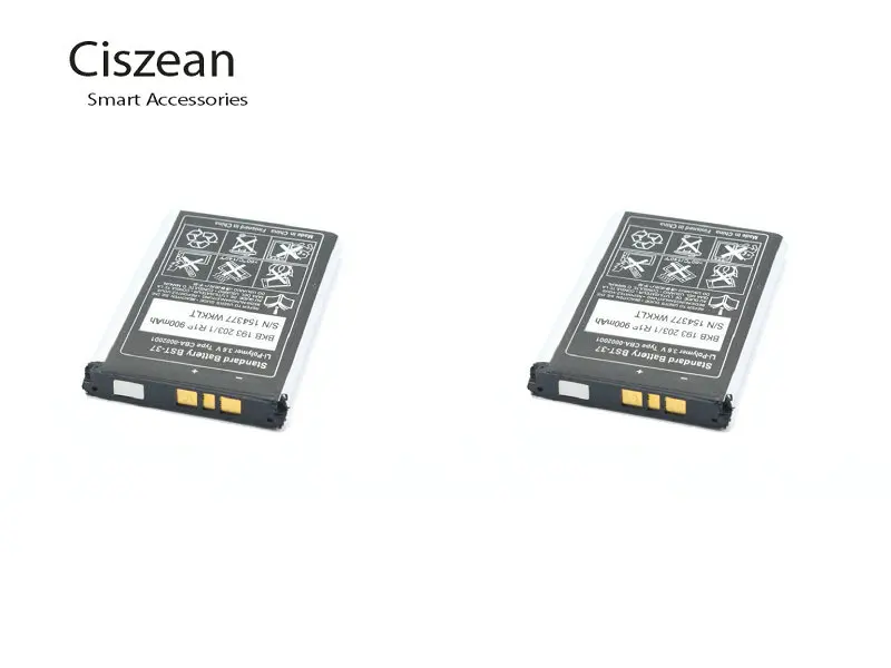 2 шт./лот 900 мАч фотоаккумулятор для BST37 J100i W550i K600i K758i Z300i W710i J220c K200c и т. д. + код