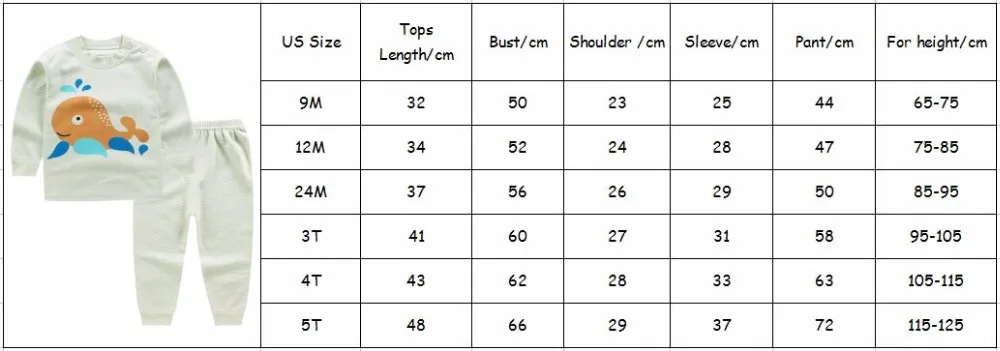 2018 New Baby Girls Clothing Sets Cotton Kids Clothes Long Sleeve Shirt + Pants Suit Boys Cartoon | Детская одежда и обувь