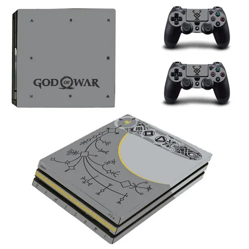 Игра God of War PS4 Pro наклейка на кожу для playstation 4 PS4 консоль и 2 контроллера - Цвет: YSP4P-2026