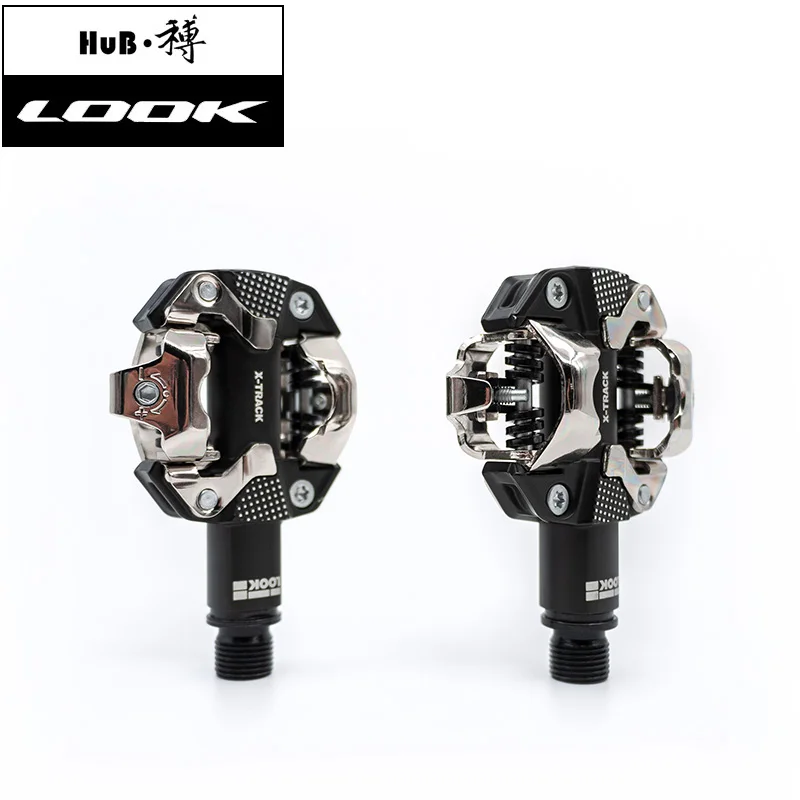Посмотрите X-TRACK серии педали mtb с шипами велосипедная педаль самоблокирующаяся педаль MTB совместима с Shimano система spd