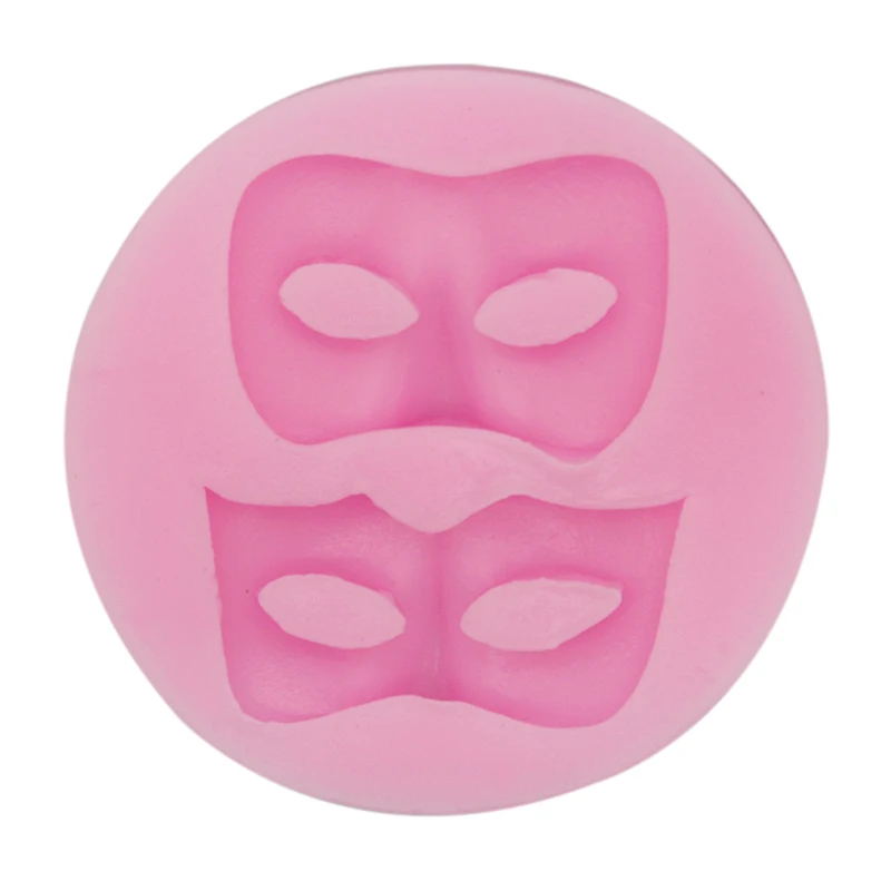 3D шоколад мастика Fondant плесень Хэллоуин маска силиконовая форма для торта|cake