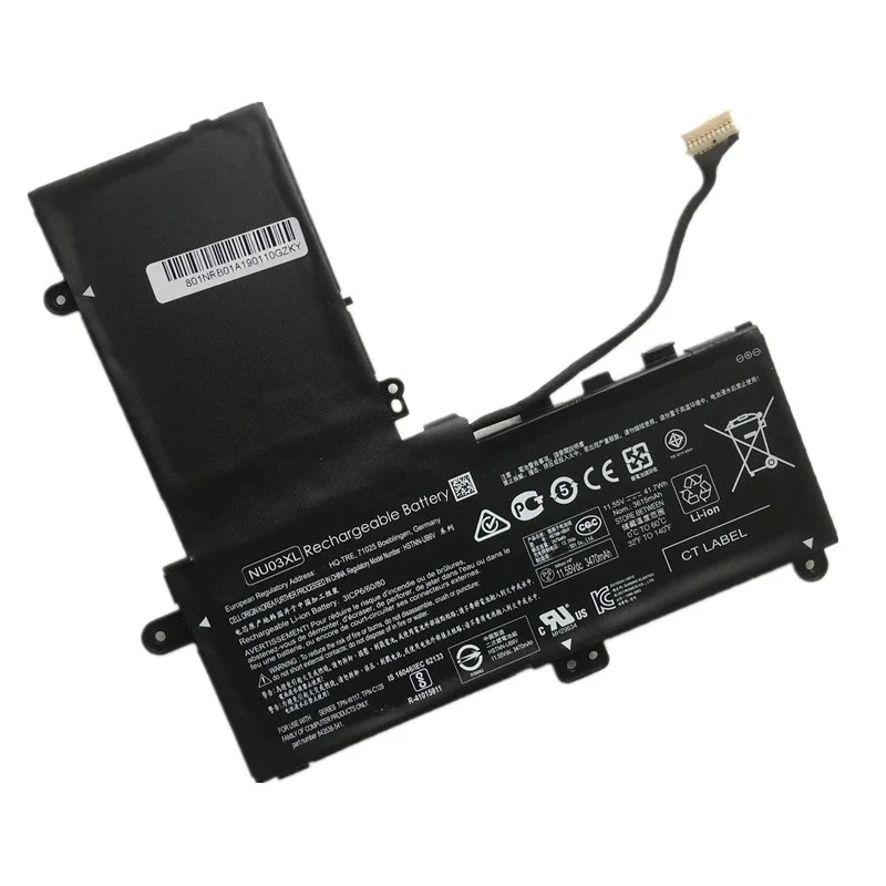 SupStone Подлинная OEM NU03XL Батарея для струйного принтера HP Pavilion X360 11 AB002NIA AB030TU U001TU TPN C128