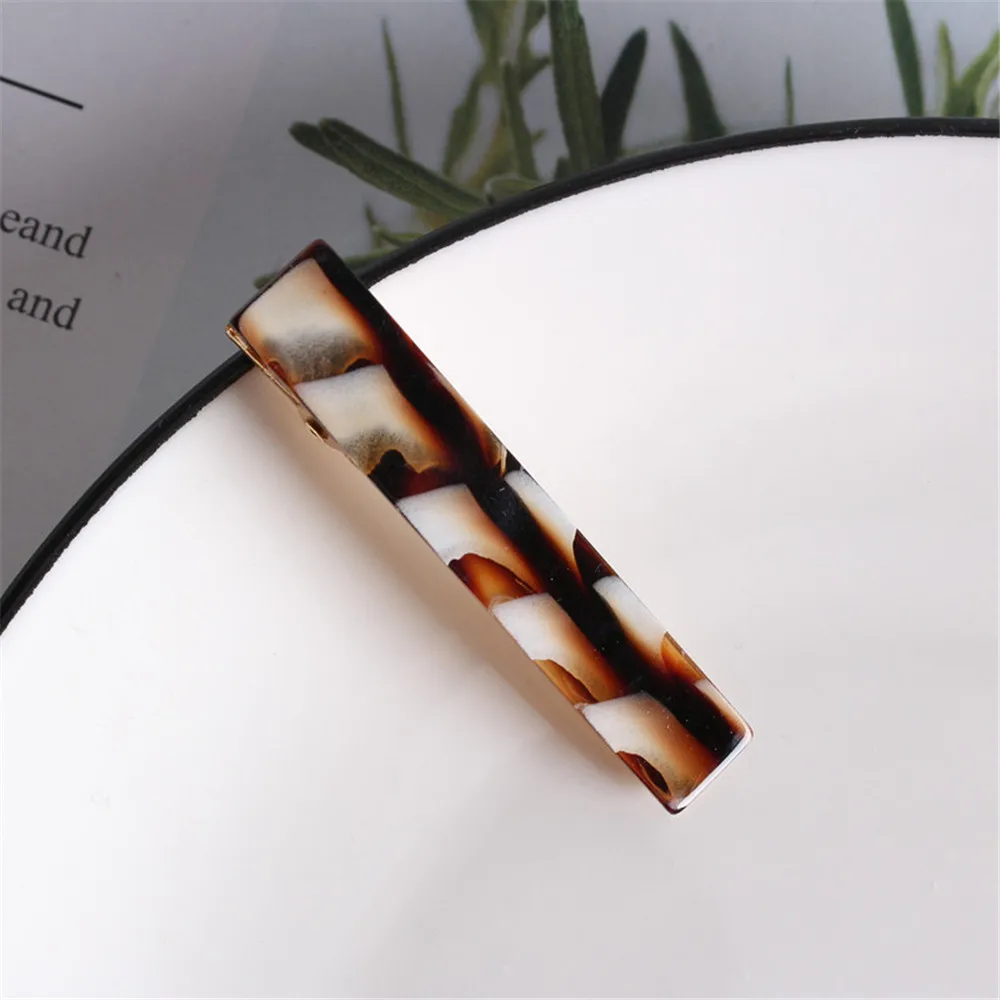 18 Модные Винтажные леопардовые заколки для волос для женщин и девочек, милые заколки для волос из полимера и ацетата, заколки для волос, заколки для волос, аксессуары для волос - Цвет: 18
