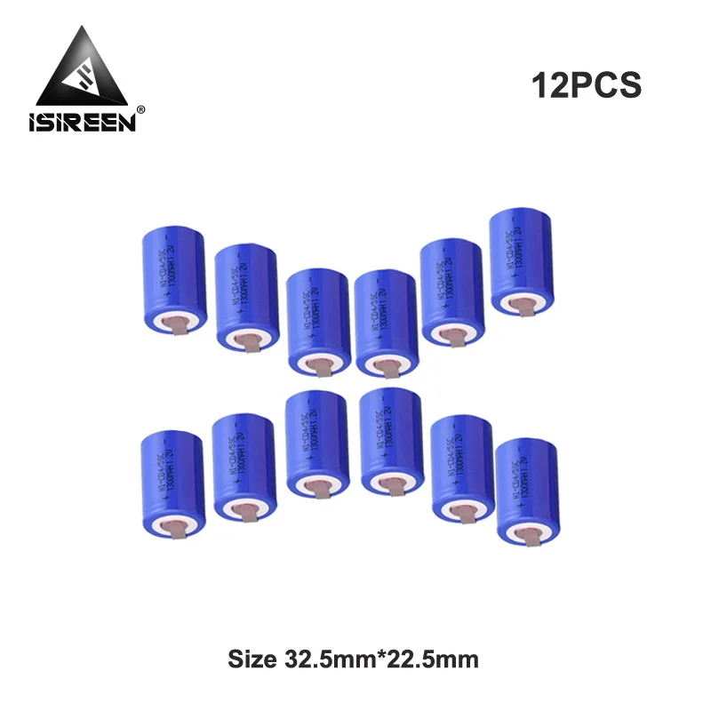 1300mAh 4/5 Subc Ni CD Cells Аккумулятор электрические игрушки фонарик 1 2 V перезаряжаемый SC