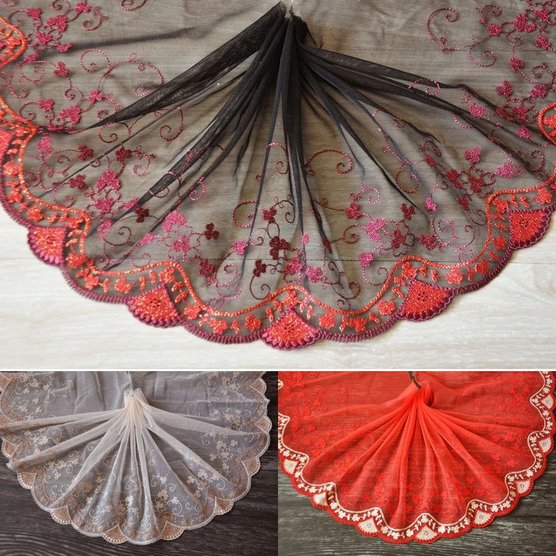 2018 Недавно прибыл Винтаж сетка тюль дизайнерская вышивка Вышивание ручной