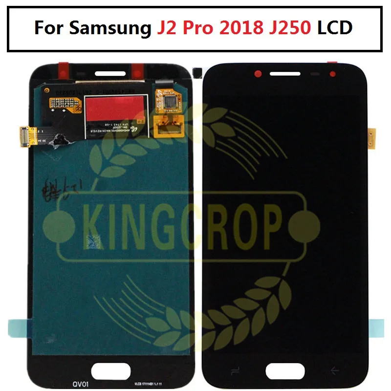 ЖК дисплей 5 0 дюйма для Samsung Galaxy J2 Pro 2018 J250 сенсорный экран с дигитайзером в сборе