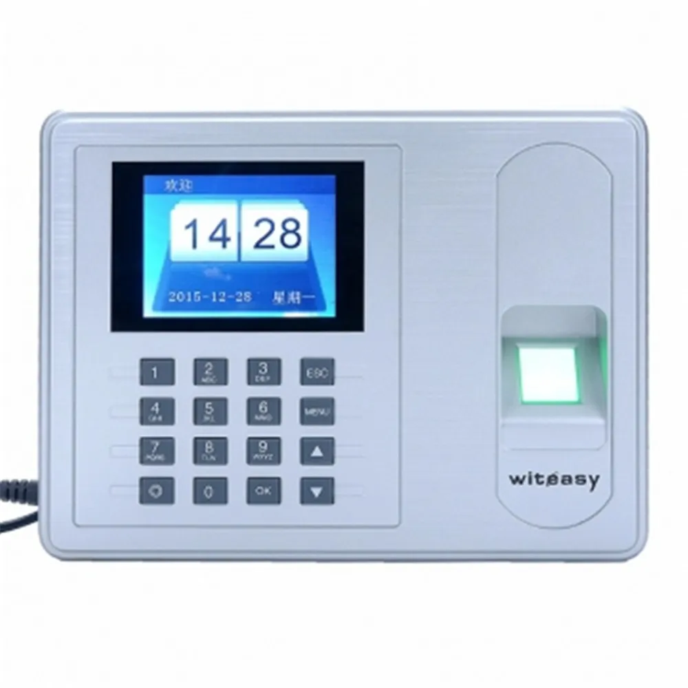 

2,4 дюймовый TFT-монитор с бесплатным приводом, отпечатком пальца/паролем, время посещения A6