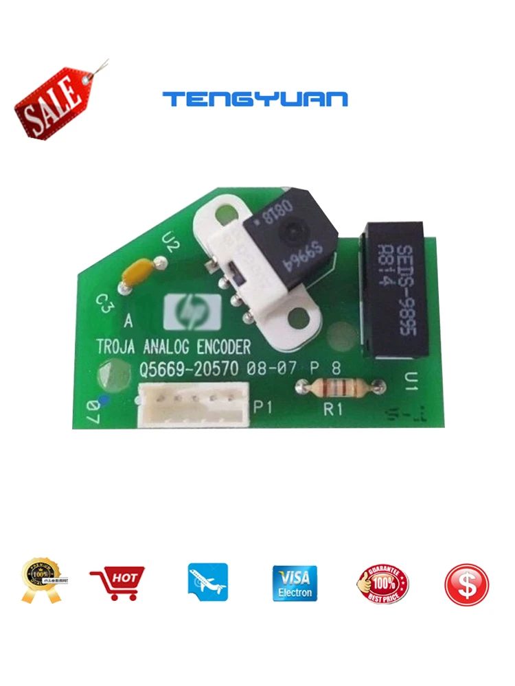 

Q5669-60703 для HP DesignJet T610 T1100 Z2100 Z3100 Z5200, датчик датчика в сборе, б/у
