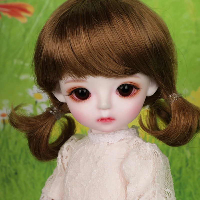 

Full Set New Arrival 1/6 BJD Doll BEAUTIFUL Cream Doll For With Glasss Eyes Baby Girl Birthday Christmas Gift Present