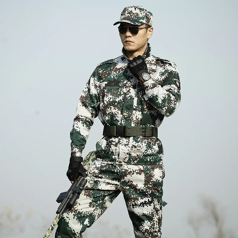 Камуфляжный мужской костюм Специальная Военная рабочая одежда Сварочная
