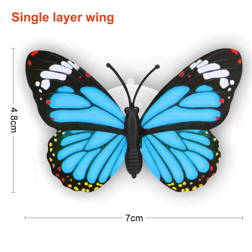 10 шт. бабочка свет вверх детские игрушки красочный красивый светодиодный декор