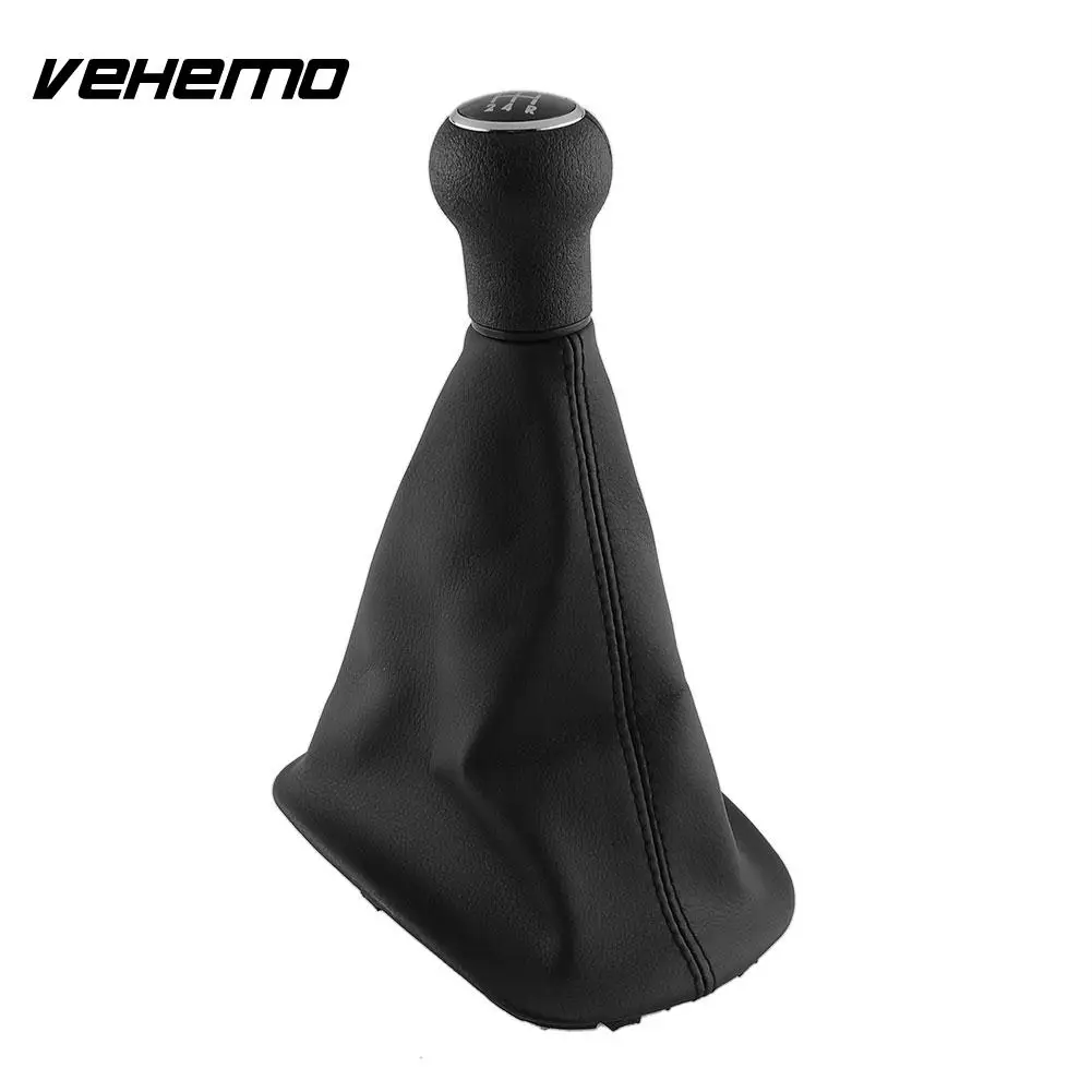 Vehemo, новинка, хит, супер, 5 скоростей, ручка переключения передач, Gaitor Boot, из искусственной кожи, черный, для VW, для PASSAT B5, Volkswagen Bora, автомобиль, высокое качество