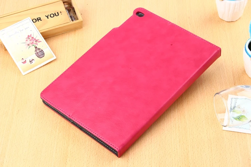

30pcs DOLMOBILE Luxury PU Leather Case Cover with Stand for for iPad Air 2 for iPad 6 Hand Holder Grip Shell with Card Slots