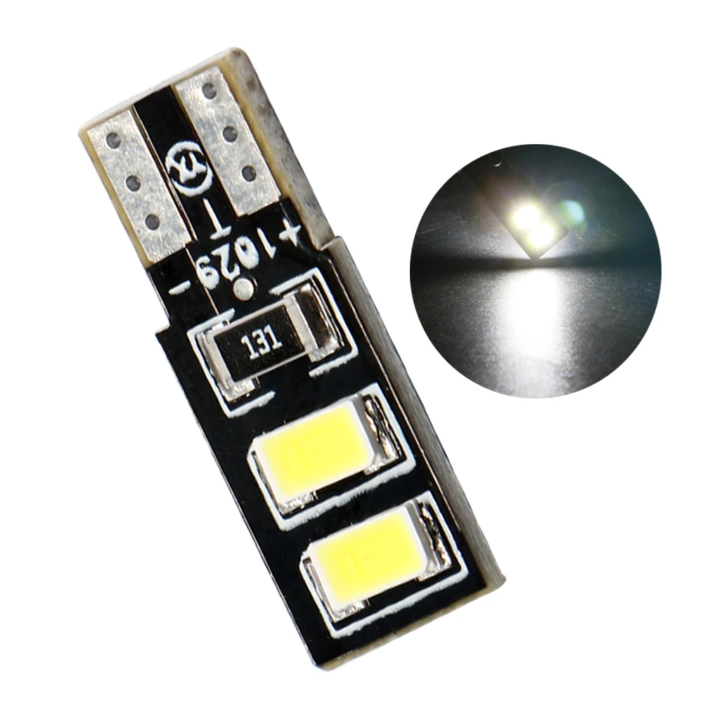 20Pcs/Lot T10 5730 4 SMD LED 194 168 192 W5W Wedge Side Bulb Parking Lights Car Interior Instrument Lamp Clearance 9V-16V | Автомобили и