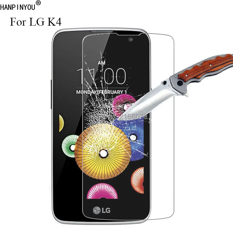 Новинка 9H 2.5D Закаленное стекло для защиты экрана LG K4 (2016) LTE K120E K130E K121 K 4 5