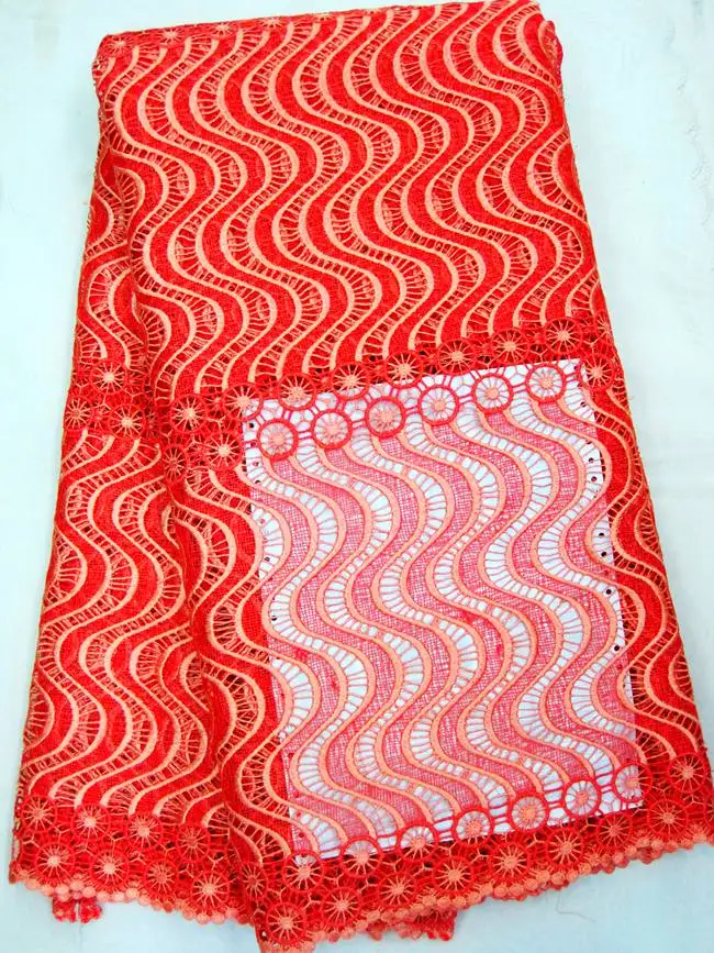 Африканский мода рождественский дизайн шнур/хлопок кружева гипюр J592 5 персик|fashion