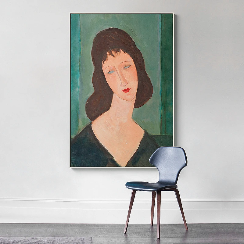 Amedeo Modigliani итальянский художник холст художественный плакат и печать девушка