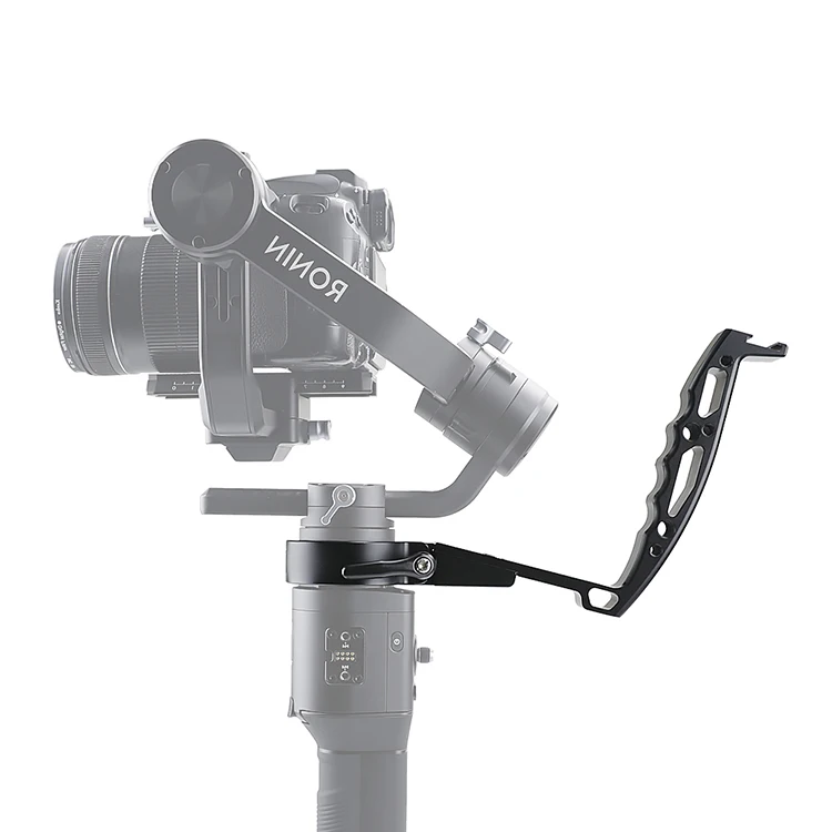 Для DJI Ronin S алюминиевый сплав l-образный для DJI Ronin S ручной карданный стабилизатор держатель Расширенный кронштейн с горячий башмак