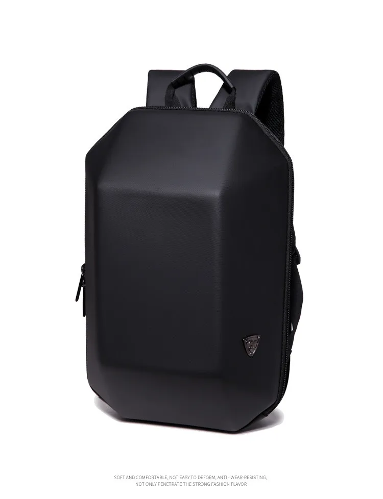 Brand Men Hard Shell Backpack Anti Theft Travel Creative Alien Casual Laptop Waterproof Back Pack Teenage School Bags Boy OZUKO