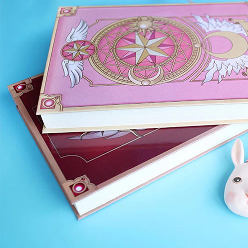 

Japan Anime Card Captor Sakura Clow Magic Notebook Girls Vintage Hardcover CARDCAPTOR SAKURA Cosplay Diary Stationery Gifts