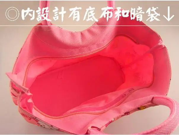 2017 повседневная женская сумка-шоппер с рисунком Hello Kitty милая дизайнерская