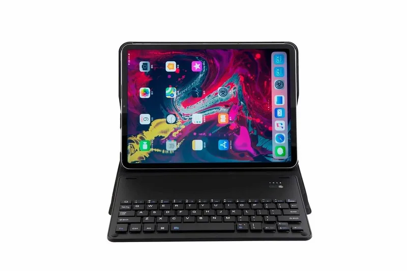Ультра тонкий смарт-чехол Защитный bluetooth клавиатура чехол для нового ipad pro 11 дюймов металлический корпус клавиатуры кожа