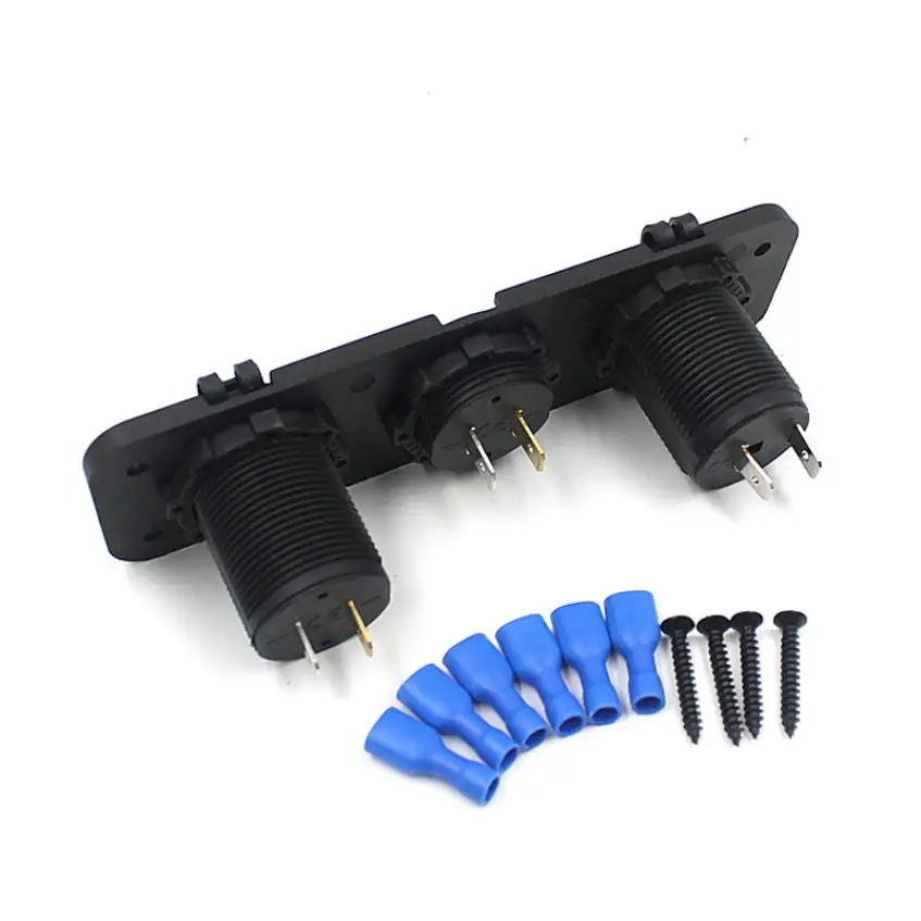 Pretty 12V розетка для автомобильного прикуривателя вольтметр USB зарядное устройство