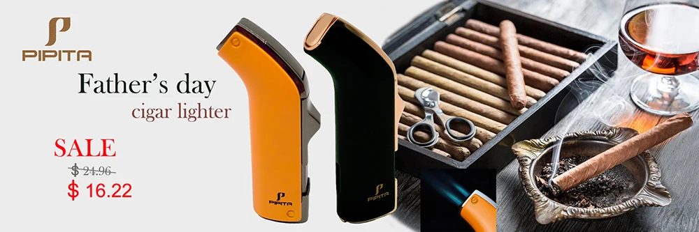 COHIBA модная Высококачественная ветрозащитная зажигалка, фонарь, многоразовый, надувная, четыре пламенных зажигалки и прикуриватель