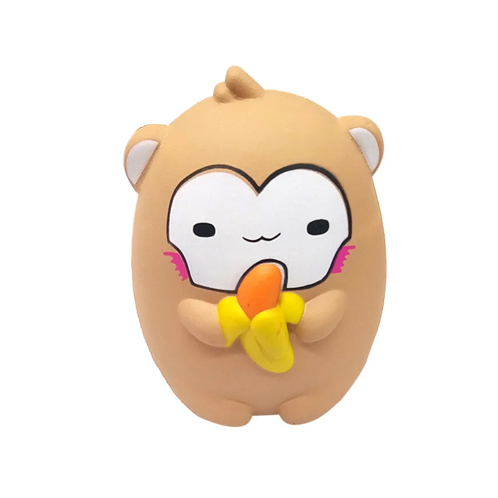 Банановая обезьяна ароматизированные сжимаемые медленно восстанавливающие