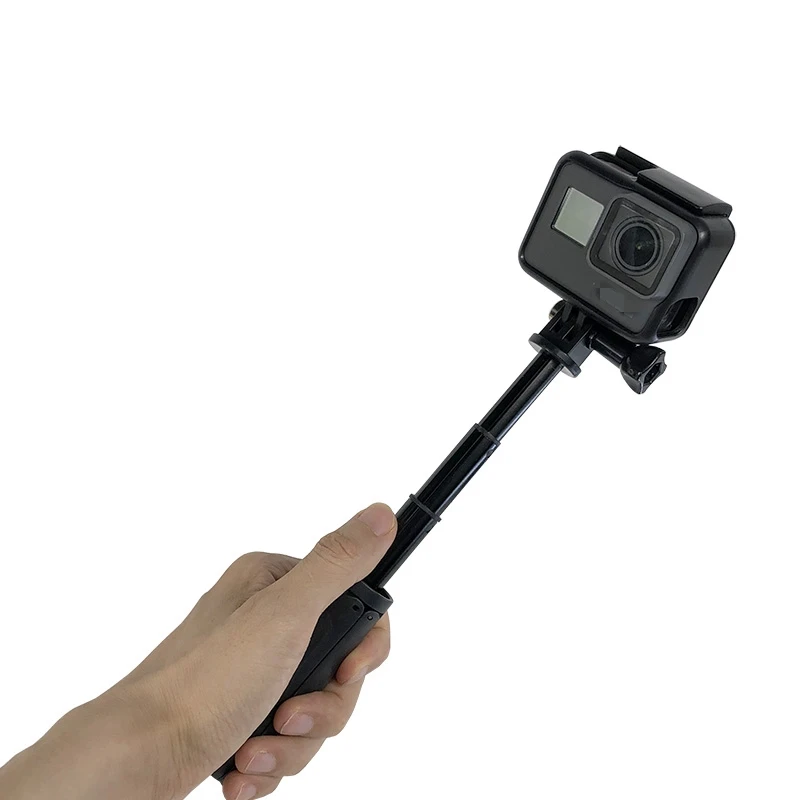 Карманная мини палка для селфи + выдвижная ручка Штатив Устойчивый GoPro Hero 9 8 7 6 5 Max