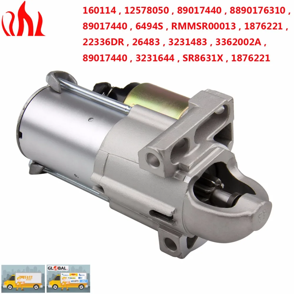 Precision Auto Labs Новый Стартер для Cadillac Escalade Tahoe Лавина Silverado Buick rainier 5.3L 04 05 06 07 12578050