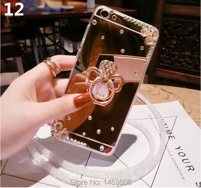 Для samsung Galaxy J2 J3 J5 J7 премьер 2015 2016 2017 2018 силикона зеркало мягкий горный хрусталь